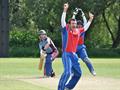 Dumfries batsman R Laidlaw is caught behing by Craig off Blackie.jpg